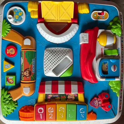 Fisher Price baby activity table used with 4 legs