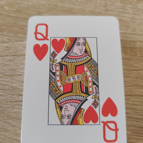 Dal Negro Treviso playing cards set used, red and blue