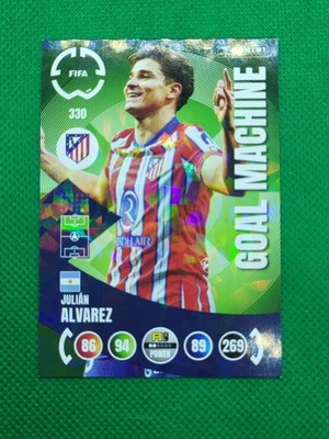 J. Alvarez 330-Goal Machine Adrenalyn XL Panini FIFA Club World Cup 2025 καινούργιο