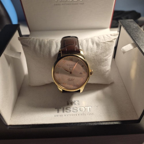 Tissot Le Locle automatic watch like new, yellow gold