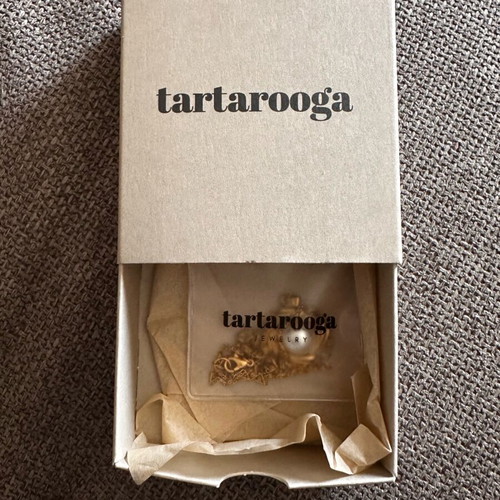 Vintage necklace with pearl gold-plated stainless steel new