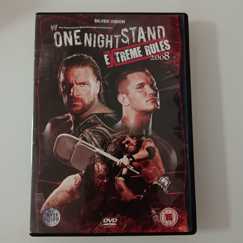 One Night Stand Extreme Rules 2008 DVD used, wrestling movie with subtitles