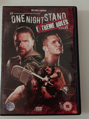 One Night Stand Extreme Rules 2008 DVD used, wrestling movie with subtitles