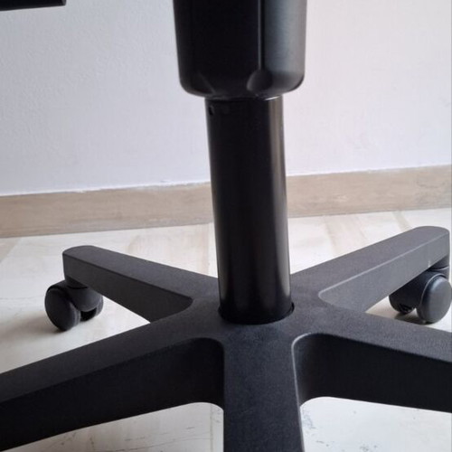 SATO office chair like new with mesh back and adjustable lumbar support