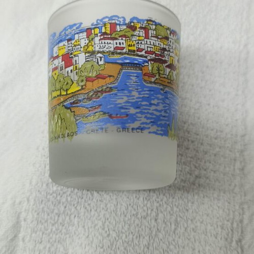 Ouzo glass from Crete