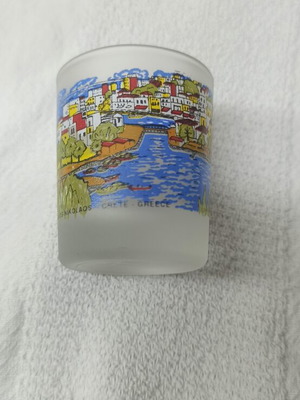 Ouzo glass from Crete