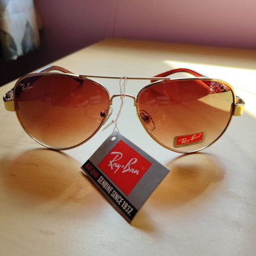Ray Ban sunglasses new, gold and brown