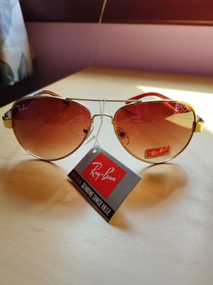 Γυαλιά Ray Ban νέα, χρυσά και καφέ