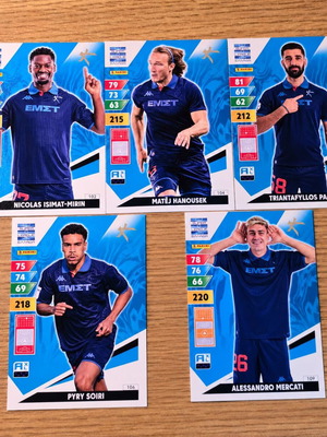 Κάρτες Καλλιθέα Super League 2024-2025 Adrenalyn XL σαν καινούργιες