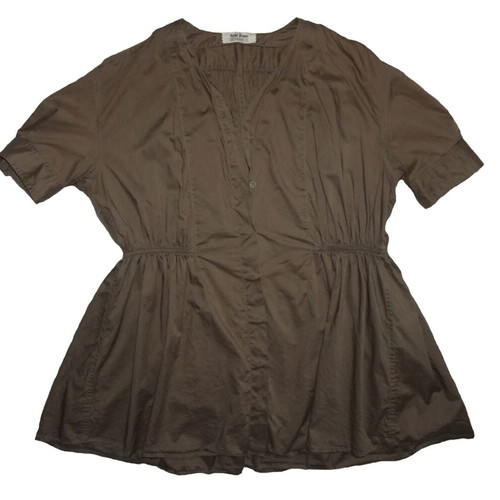 Acne Jeans Swank Short Sleeve Mini Dress new, olive, size 30