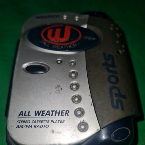 Walkman Welltech All Weather cassette player used, sturdy build