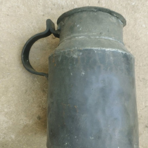Copper jug used antique, handmade, over 100 years old