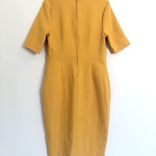 Orsay Midi Dress mustard yellow, new, size 42 Large