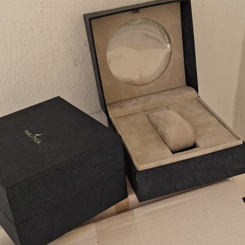 Nautica watch boxes used, set of two