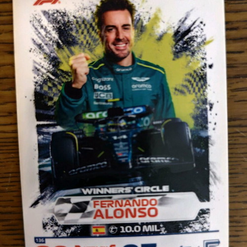 Topps Formula 1 2024 Fernando Alonso like new