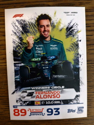 Topps Formula 1 2024 Fernando Alonso like new