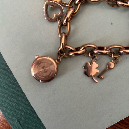 Anne Klein charm bracelet watch used with charms
