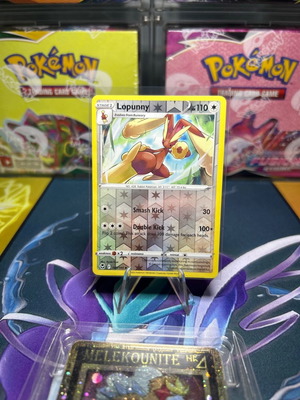 Pokemon card Loppuny reverse holo ST και Sleeved card καινούργια
