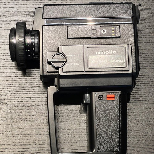 Vintage Super 8 Minolta XL-440 Sound video camera used, complete set