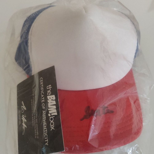 Stranger Things Dustin Gaten Matarazzo Signed Autograph Hat Bam Box Certified