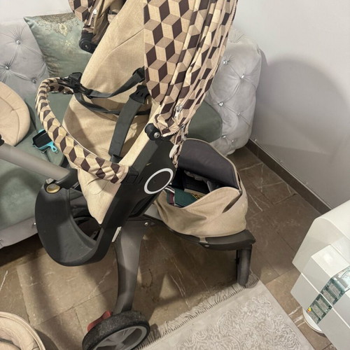 Stokke baby stroller set with car seat and carrycot