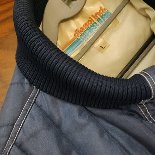 Diesel bomber jacket used, size Large, blue