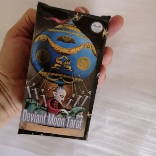 Deviant Moon Tarot handmade used deck with 78 laminated cards