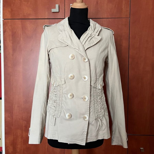 DIXIE beige trench coat used, size S-M