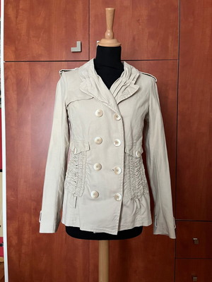 DIXIE beige trench coat used, size S-M