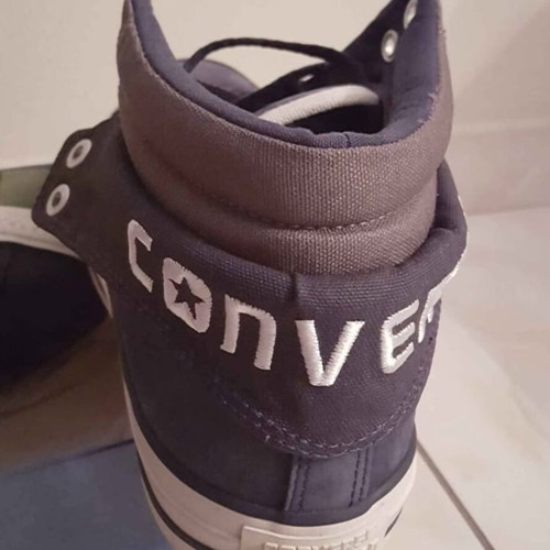 Converse Chuck Taylor All Star Leather Sneakers Blue New