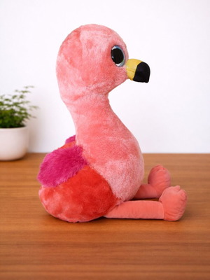 Ty Beanie Boos Gilda Flamingo large stuffed toy used 60-65cm