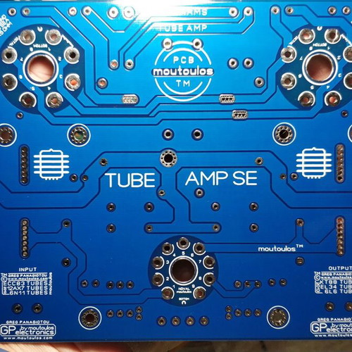 Tube Stereo Amplifier Single Ended PCB new