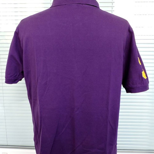 U.S. Polo Assn. Oversized Purple Polo Shirt, Size L