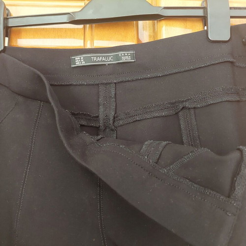 Crop pants Zara used, black, size M