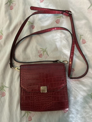 Luxury small crossbody bag with croc-effect, new, Germany