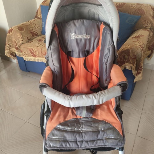 Giannino Baby Stroller Set like new with car seat and relax chair