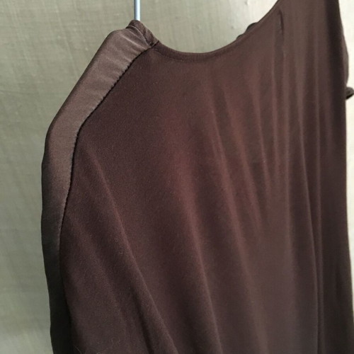 Hallhuber Donna elegant blouse like new, size L 40 12, brown