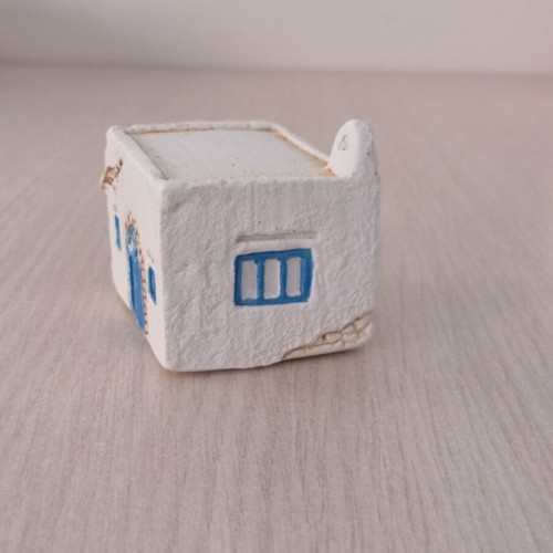 Gypsum decorative Cycladic house like new