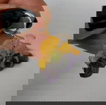  Мини обечки с естествен цвят на мини градинска теменужка. Цветче с размери 2/2 см.