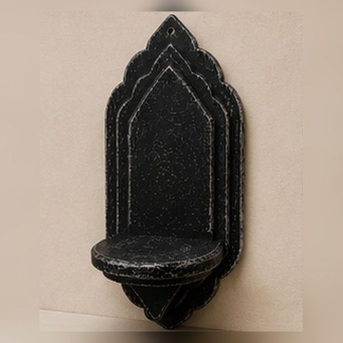 Gothic Handmade Wall Candle Holder Decorative Shelf