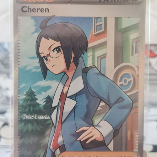 Pokemon Cheren 258/217 Full Art Trainer Ultra Rare Holo card new