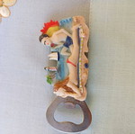 Magnet Bottle Opener with sea and little people design