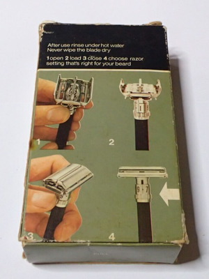 Ξυράφι ασφαλείας Gillette Super Adjustable 109 Black Beauty vintage σαν καινούργιο