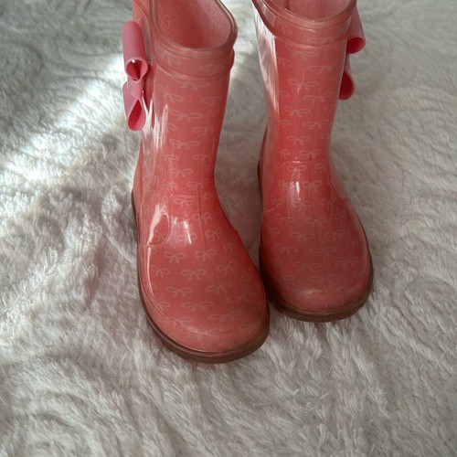 Mothercare rain boots size 24 like new, pink