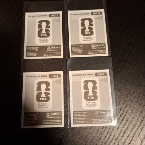 England players FIFA World Cup 2026 stickers new set
