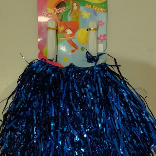 Pom poms for cheerleader costume new
