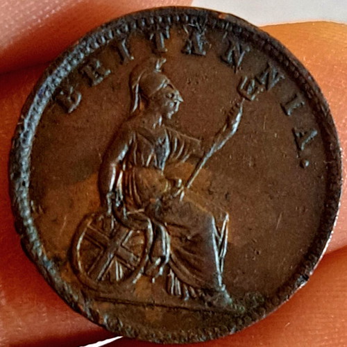 Ionian State 1 Lepton Coin 1834 like new, bronze