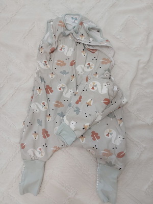 Tender spring sleeping bag with feet and detachable sleeves, size 2