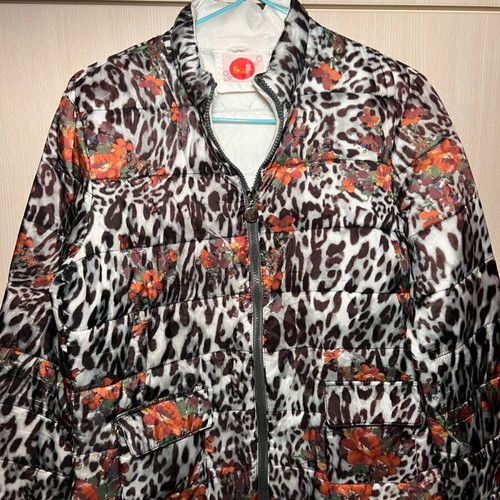 Jacket with various patterns like new