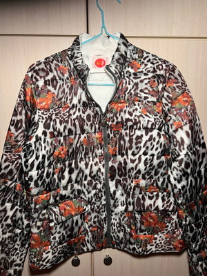 Jacket with various patterns like new